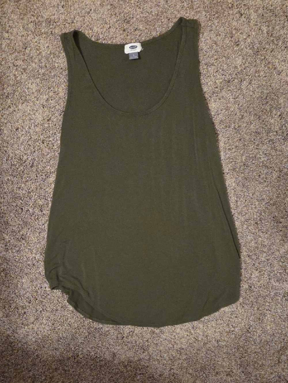 Old Navy Olive Green Women's Tank Top